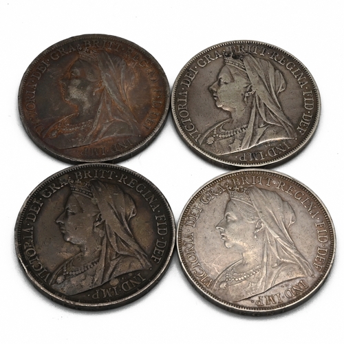 276 - A collection of four Queen Victoria 'Veiled Head' crowns dating 1897-1900, dates from the latter par... 