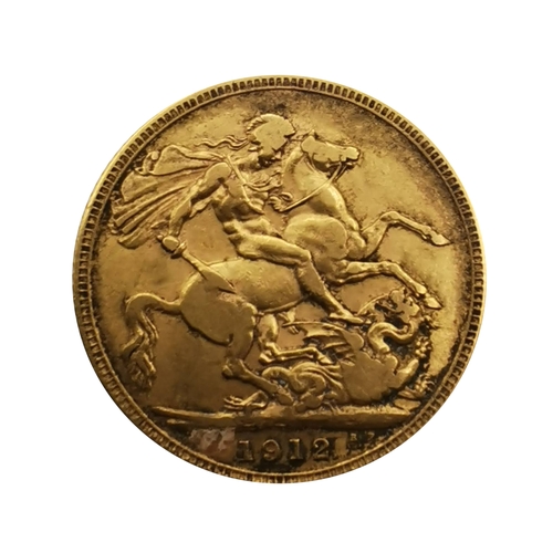 309 - A 1912 full sovereign.