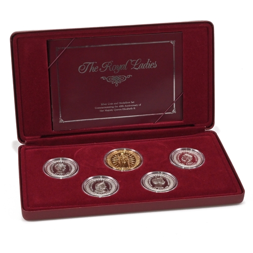 318 - 1992 Royal Australian Mint, The Royal Ladies Sterling Silver Proof Coins and Medallion Set. A silver... 