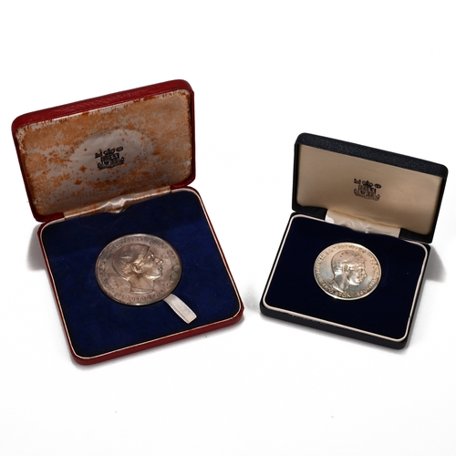 332 - A pair of medallions issued around the Investiture of Price Charles, Now King Charles III in 1969. T... 