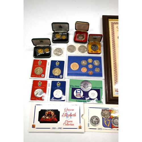 337 - A large assortment of GB and World Coinage to Include: Queen Elizabeth II Pre-Decimal Currency coins... 