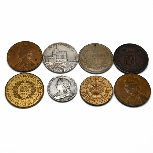 368 - A collection of official issue commemorative coronation and jubilee medallions covering the reigns o... 