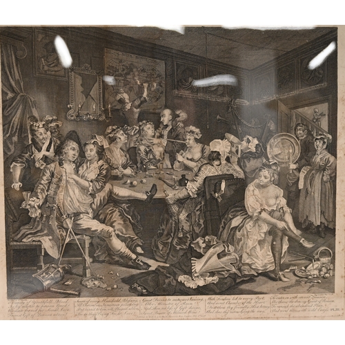 452 - William Hogarth (1697-1764) - The Rake’s Progress (Paulson 132-139). The set of eight engravings wit... 