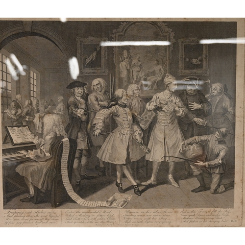 452 - William Hogarth (1697-1764) - The Rake’s Progress (Paulson 132-139). The set of eight engravings wit... 