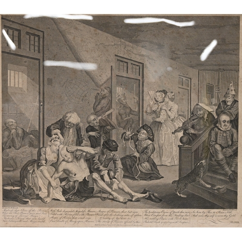 452 - William Hogarth (1697-1764) - The Rake’s Progress (Paulson 132-139). The set of eight engravings wit... 