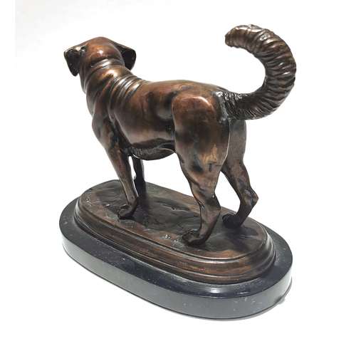 462 - After Joseph Victor Chemin (French, 1825-1901) - Bullmastiff - bronze, bearing signature ‘V. Chemin’... 