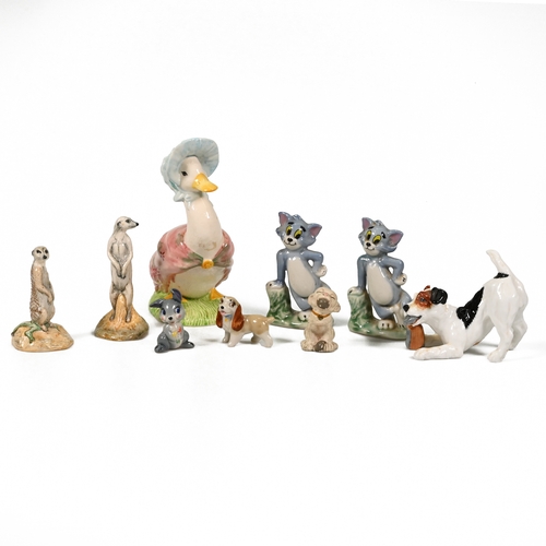 503 - A collection of ceramics to include: 2 x limited editions (each of 1,250) Meerkats, one Standing and... 