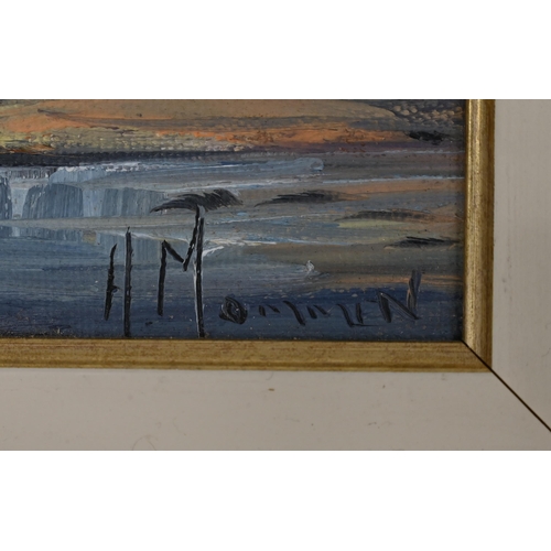 618 - Helena Mommen (South Africa, 20th Century) - Two landscapes with Table Mountain, Two Coastal Landsca... 