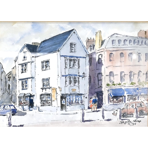 622 - John Haydn Jones (1923-1997) - The Barbican, Plymouth. Pen and ink and watercolour, 1998, signed and... 