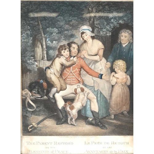 636 - William Nutter (1758/9-1802) after William Redmore Bigg (1755-1828) - “The Parent Restor'd or The Bl... 