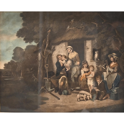 655 - William Nutter (1758/9-1802) after William Redmore Bigg (1755-1828) - Saturday Evening: The Husbandm... 