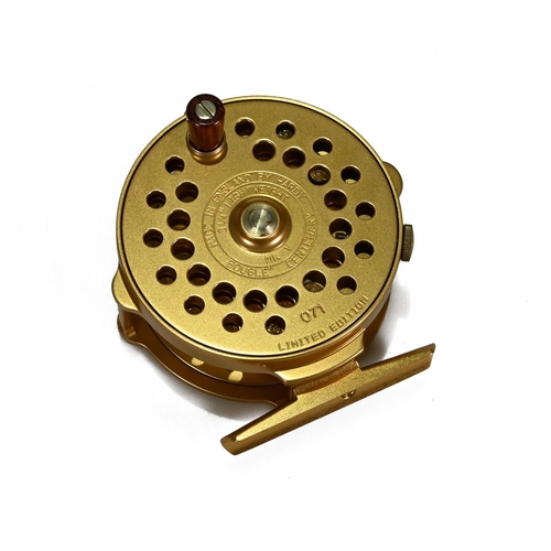 779 - Fishing interest - An unused limited edition Hardy Bougle MKV Centenary 3 1/4 reel, 71/100, in origi... 