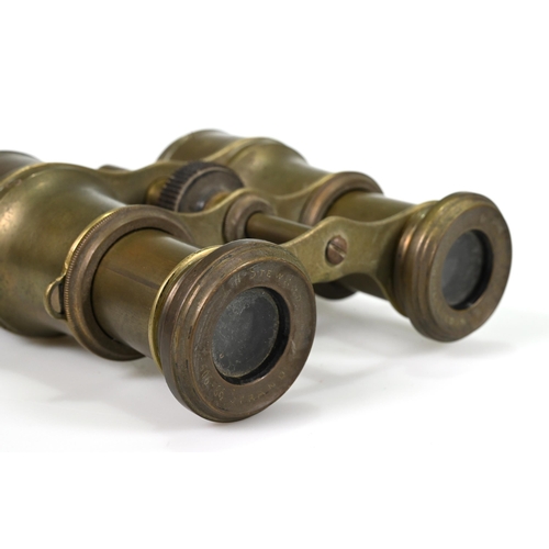 800 - A mixed lot comprising a boxed Elliott Speed Indicator, early 20th Century brass binoculars, a Premi... 