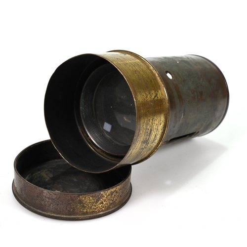 800 - A mixed lot comprising a boxed Elliott Speed Indicator, early 20th Century brass binoculars, a Premi... 