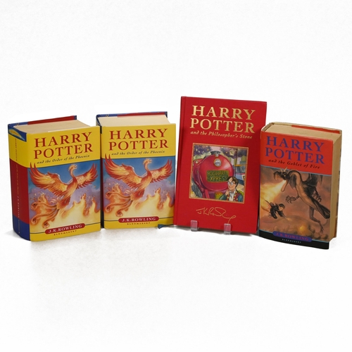 827 - J.K. Rowling Harry Potter and the Philosopher's Stone, hardback 1999, published by Bloomsbury, delux... 