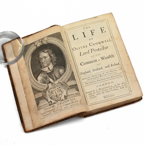 830 - Leather bound volume The Life of Oliver Cromwell, Lord-Protector of the Common-Wealth.... Second edi... 