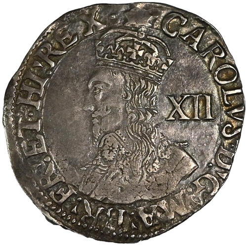112 - 1635-1636 crown mintmark Tower mint under King Charles I hammered silver group D Shilling (S 2791). ... 
