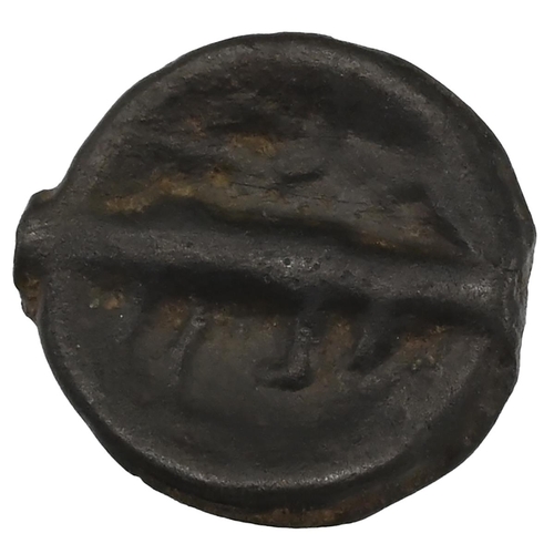 13 - c120-100 BC Celtic cast Thurrock type Potin (S 62). Obverse: helmet type. Reverse: bull butting. Wei... 