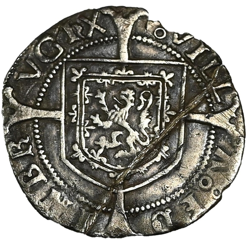 136 - 1526-1539 Scotland King James V hammered silver Second Coinage Groat with profile bust (S 5376). Obv... 