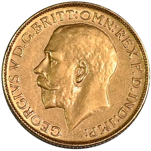 158 - 1926 King George V gold 'full' Perth Mint Australia branch Sovereign (S 3999, Marsh 244/245). Obvers... 
