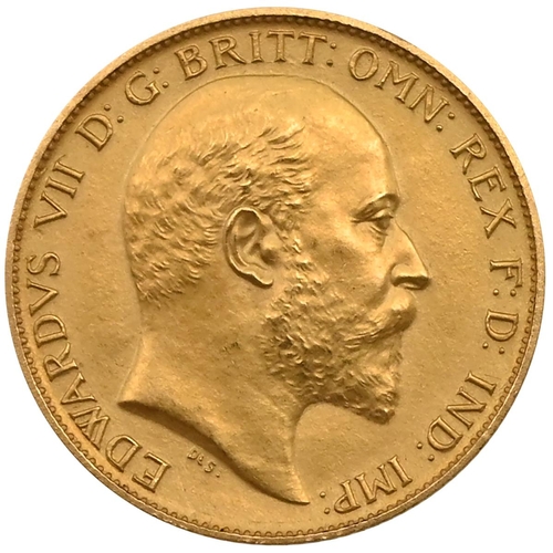 161 - 1902 matte proof gold Half Sovereign of King Edward VII from the London Mint (Marsh 505A, S 3974A). ... 