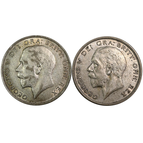 178 - Group of two (2) King George V silver Halfcrowns dated 1925 and 1930 with different reverses (S 4022... 