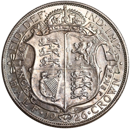 179 - 1926 King George V silver Halfcrown coin in 50% silver with a portrait by Edgar Bertram Mackennal (S... 