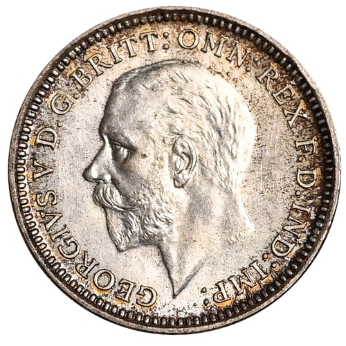 209 - 1927 King George V silver proof-like Threepence, originally part of a proof specimen set (S 4042). O... 