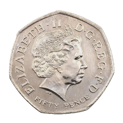 332 - 2009 original Kew Gardens 50p coin from a limited mintage of only 210,000 struck by The Royal Mint. ... 