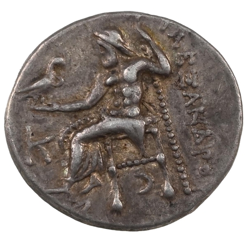 4 - 336-323 BC Kingdom of Macedon, posthumous issue Alexander III the Great silver Drachm. Obverse: Herc... 