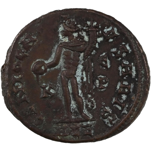 44 - 305-311 AD Roman Empire bronze Follis of Galerius Valerius Maximianus. Obverse: 'GAL VAL MAXIMINVS N... 