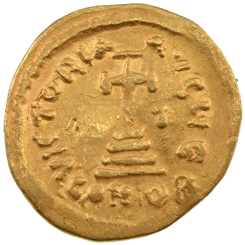 53 - 616-625 AD Byzantine Empire gold Solidus of Heraclius and Heraclius Constantine III. Obverse: facing... 