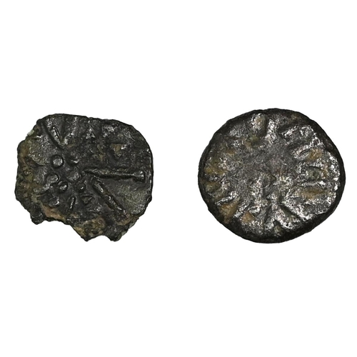 59 - Group of two (2) Anglo-Saxon Stycas, Includes (1) c830-c867 Northumbria copper alloy Styca of Archbi... 