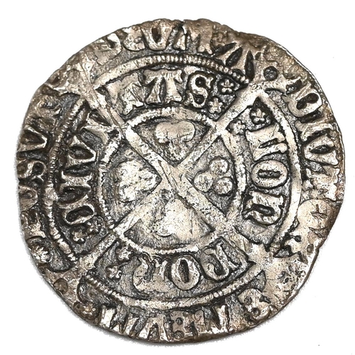 86 - 1489-1493 King Henry VII facing bust issue hammered silver Groat with cinquefoil mintmark (S 2198). ... 