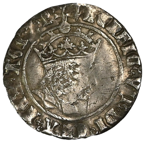 87 - 1505-1509 King Henry VII profile issue hammered silver Groat with pheon mintmark to reverse (S 2258)... 