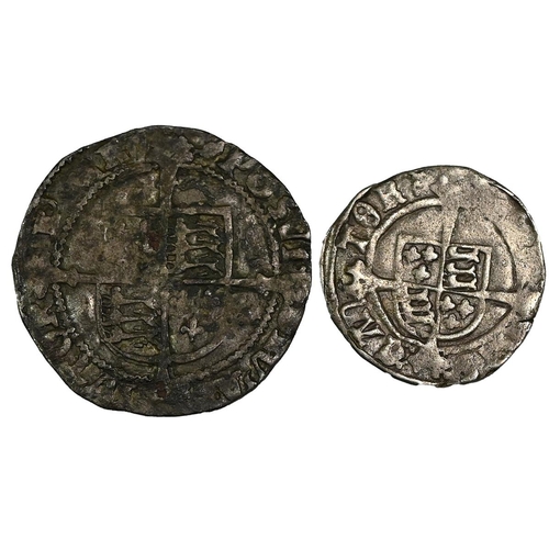 88 - Group of two (2) mid-16th century King Henry VIII Third Coinage and Posthumous issue silver coins. I... 
