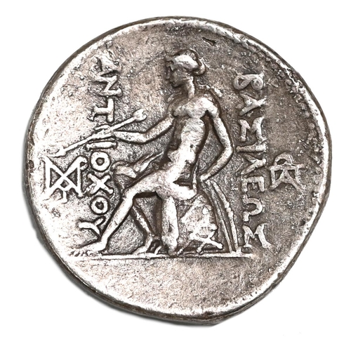 9 - 223-187 BC Seleucid Empire, Antiochus III the Great silver Tetradrachm. Obverse: diademed head facin... 