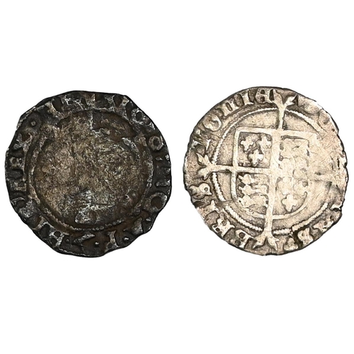 90 - Group of two (2) 1544-1547 Henry VIII Third Coinage hammered silver Groats from provincial mints. In... 