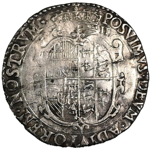95 - 1555 Philip And Mary hammered silver Shilling with facing busts and English titles (S 2501). Obverse... 