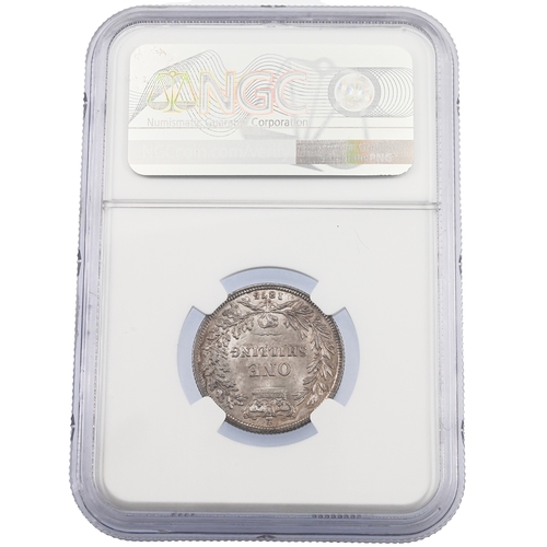 190 - 1875 Queen Victoria 'Young Head' silver Shilling, die 67, graded MS 63 by NGC (S 3906A, Davies 904).... 