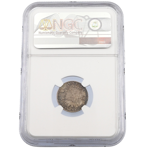 349 - 1899 Belgium Leopold II silver 50 Centimes with French text graded MS 67 by NGC as Top Pop (KM 26). ... 