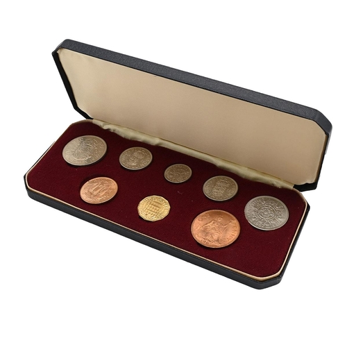 138 - 1966/1967 UK uncirculated eight-coin set presented in a Philips branded box and packaging. Issued in... 