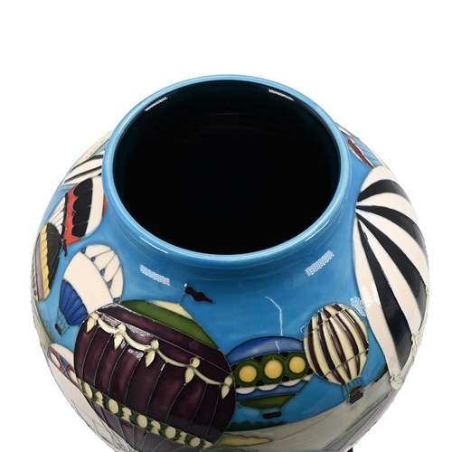 230 - Up Up and Away - Limited Edition (117/200) Moorcroft baluster form vase designed by Paul Hilditch, S... 