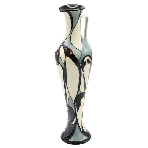 231 - Moorcroft Pole to Pole ewer by Kerry Goodwin, 2008. Shape/Size: 139/12. Height 31.5cm, Diameter 8.5c... 