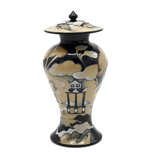 238 - Moorcroft signed Limited Edition (1 of 3) Cliveden lidded vase by Nicola Slaney - acquired at a Coll... 