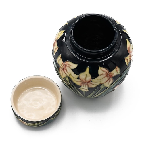 260 - Moorcroft Carousel Ginger Jar with lid by Rachel Bishop, 1997. Limited edition of 1035. Height 16cm.... 