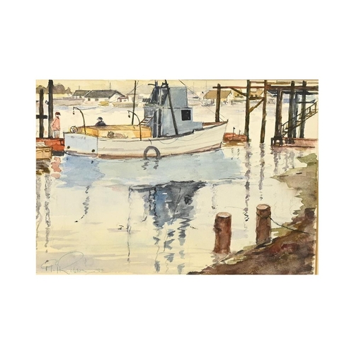 298 - After Colin Kirby-Green (20th Century) by G. H. Robson, 'Barge Race, Essex', signed and dated 1985; ... 