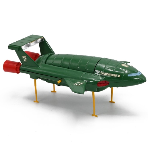 309 - Dinky Toys: Boxed Thunderbirds 2 & 4 c1966, Century 21 Toys Ltd. Together with 33rpm Marina Speaks R... 