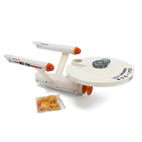 318 - Dinky Toys, Boxed Star Trek U.S.S Enterprise #358 c1975. Box open but appears new old stock otherwis... 