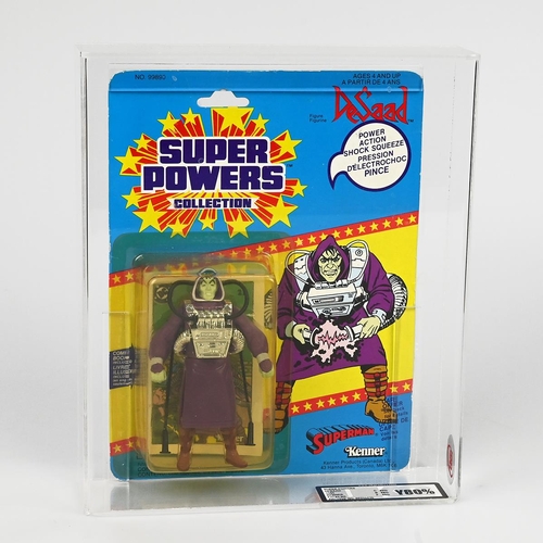 324 - Super Powers Collection Desaad Figure c1985. Kenner Superman in sealed card. UKG Graded Y80%, C 80% ... 